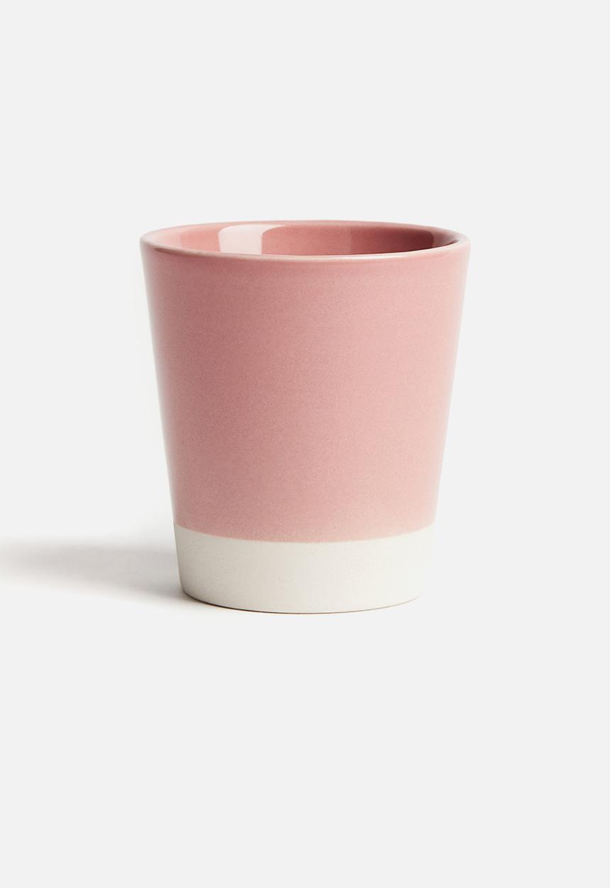 H&M - Stoneware mug - light dusty pink