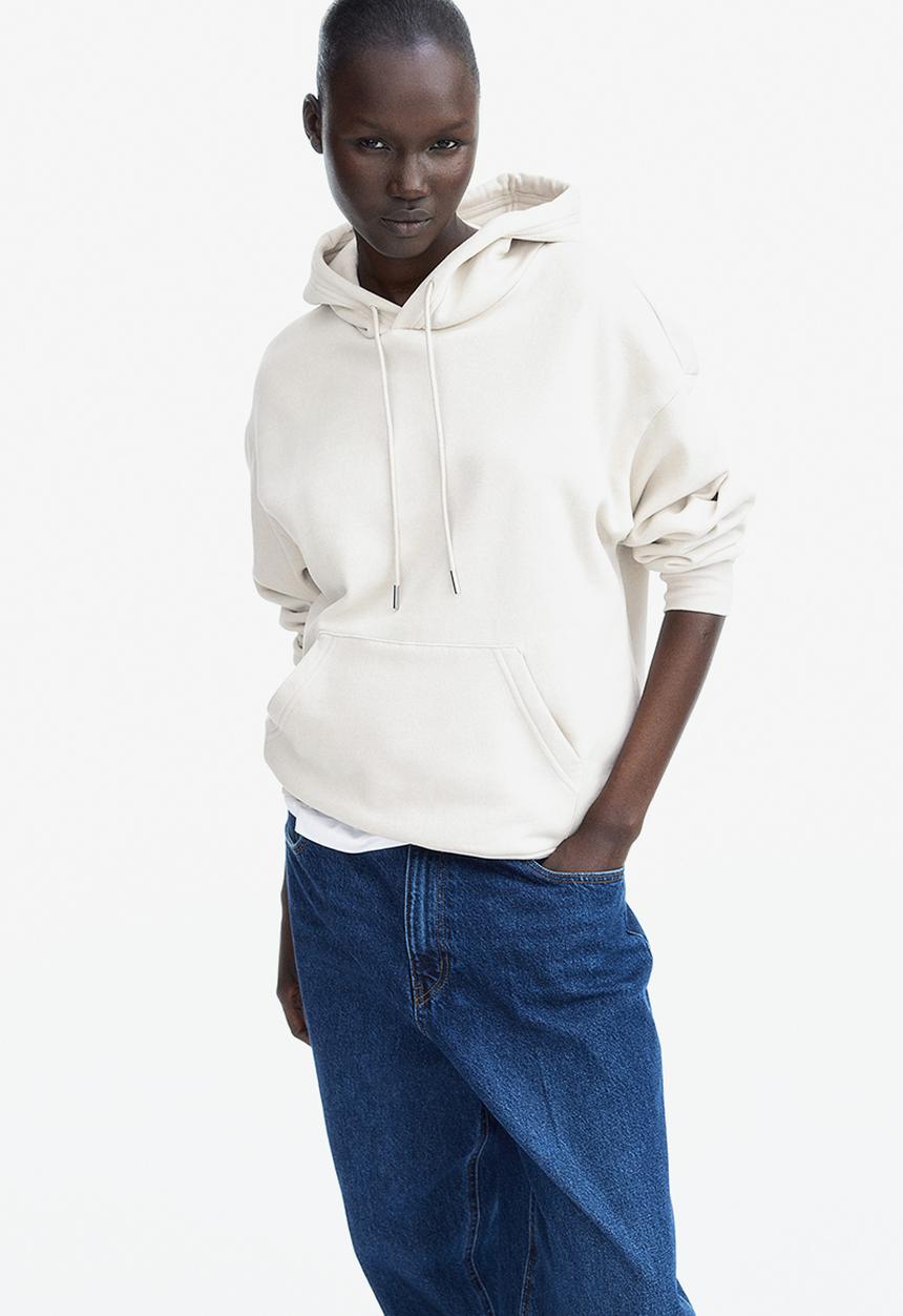 H&M - Hooded top - light beige