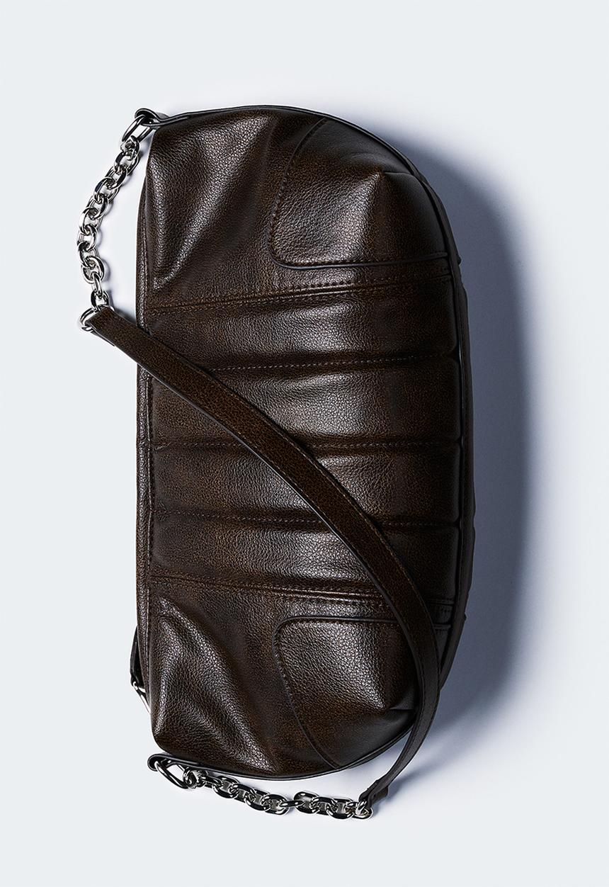 H&M - Rectangular shoulder bag - dark brown