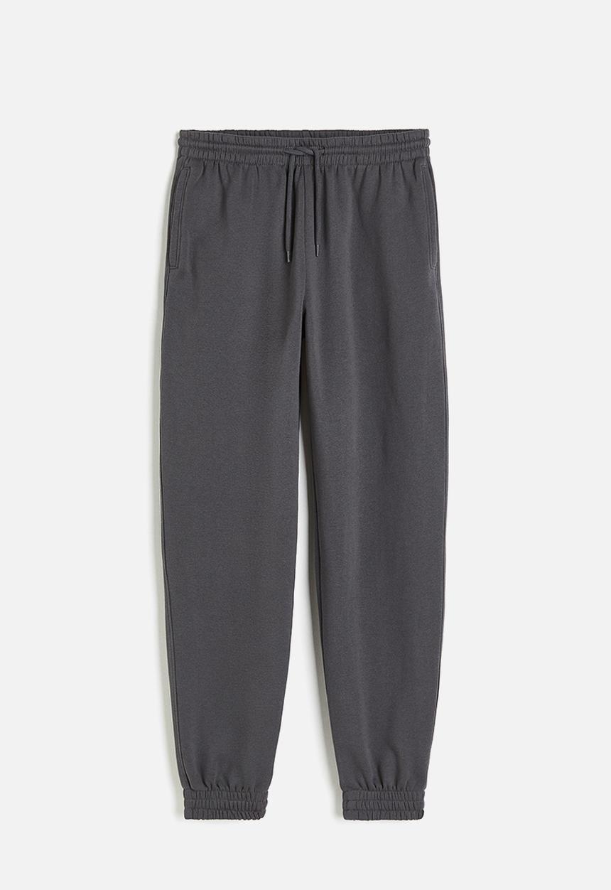 H&M - High-waisted joggers - dark grey