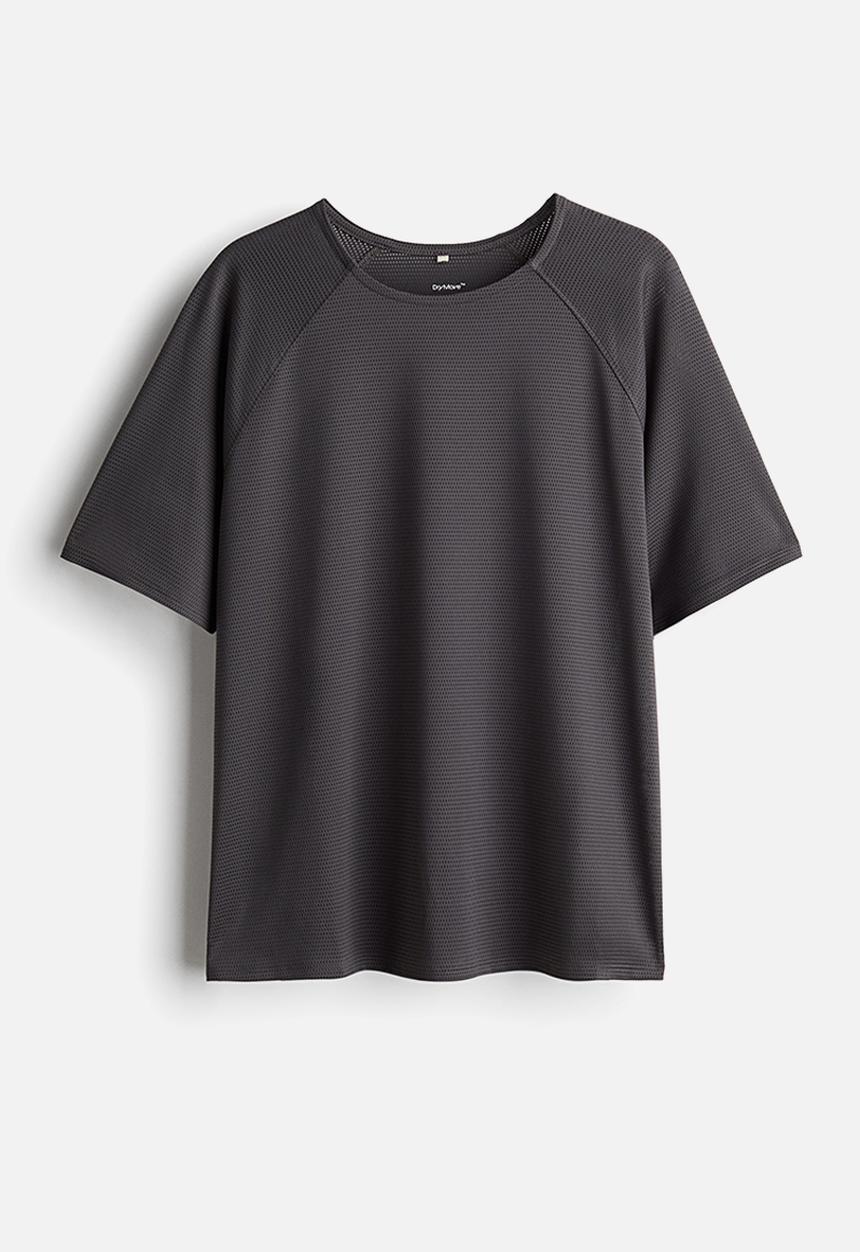H&M - Sports top with drymove™ - dark grey 
