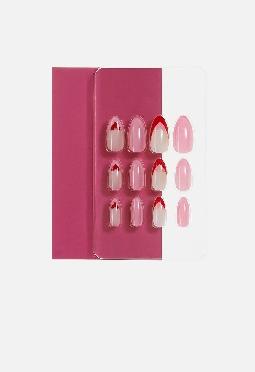 H&M - Press-on nails - pink & hearts