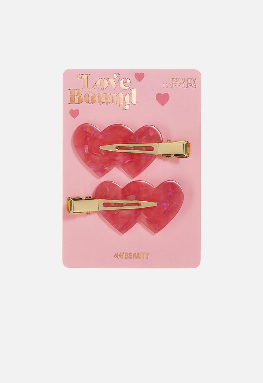 H&M - Press-on nails - pink & hearts