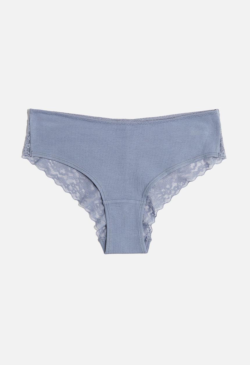 H&M - 5-pack hipster briefs - beige,blue,white