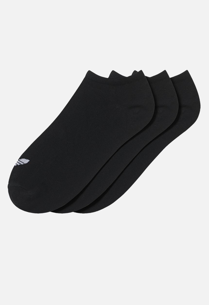 adidas Originals - Trefoil Liner Socks 3 pairs - Black/Black/White