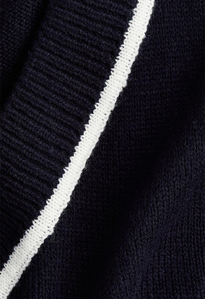 H&M - V-neck sweater vest - navy blue