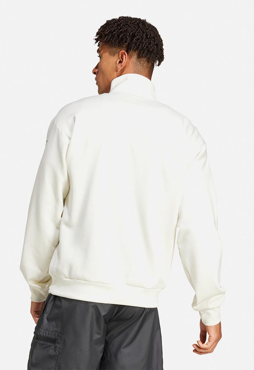 adidas Performance - City Escape Fleece Half-Zip - White