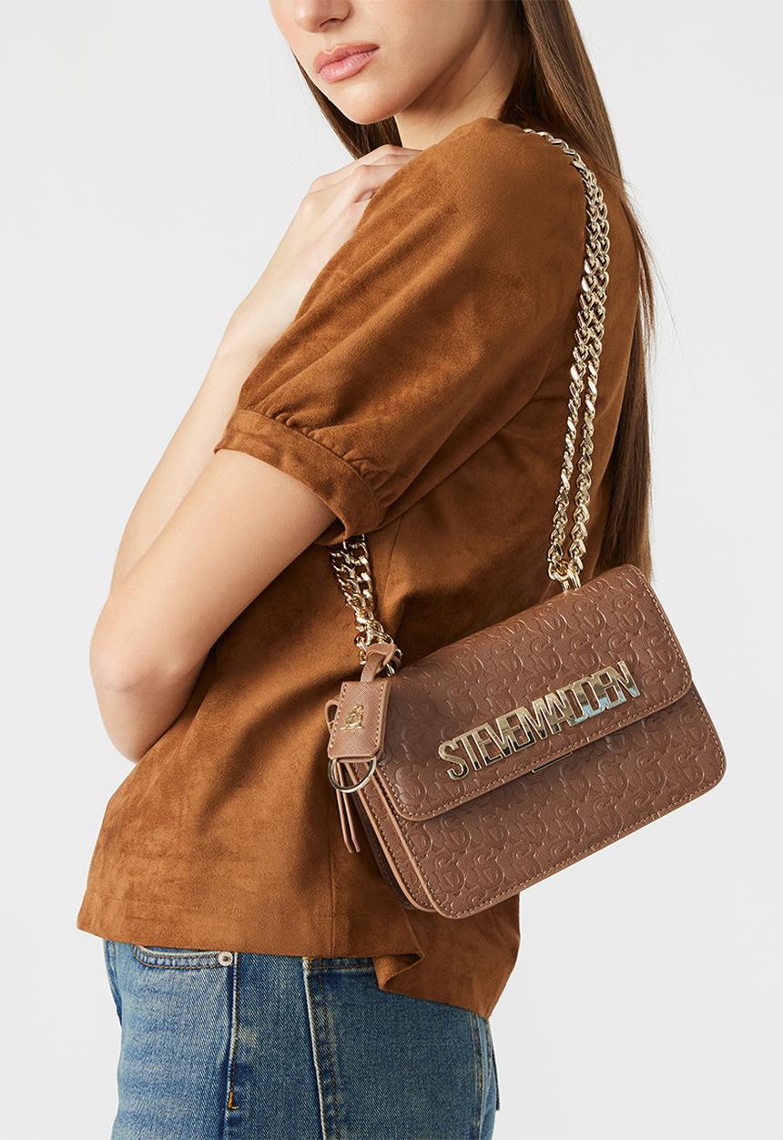 Steve Madden - Bcoal L shoulder bag - chestnut