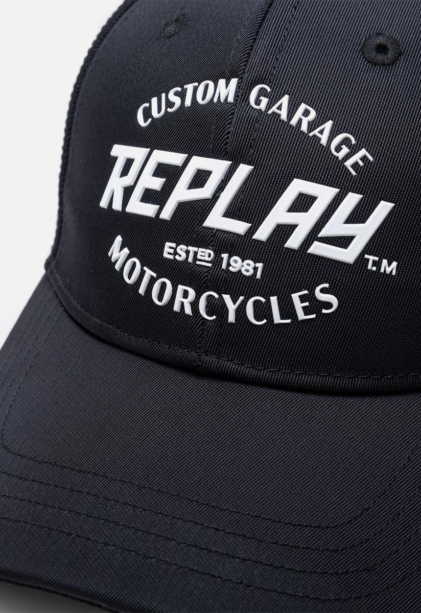 Replay - Nylon Twill Cap - Black