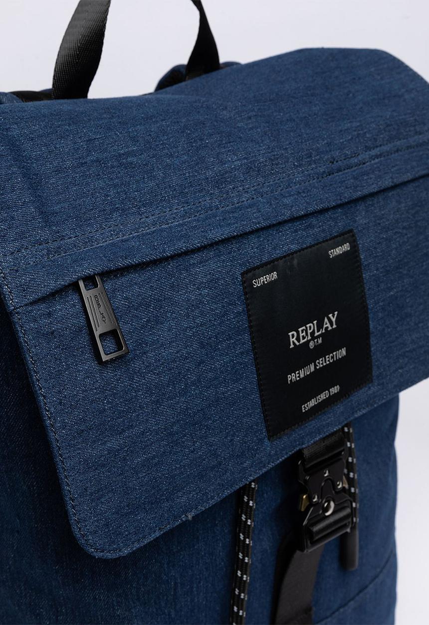 Replay - Denim Bag - Blu Denim