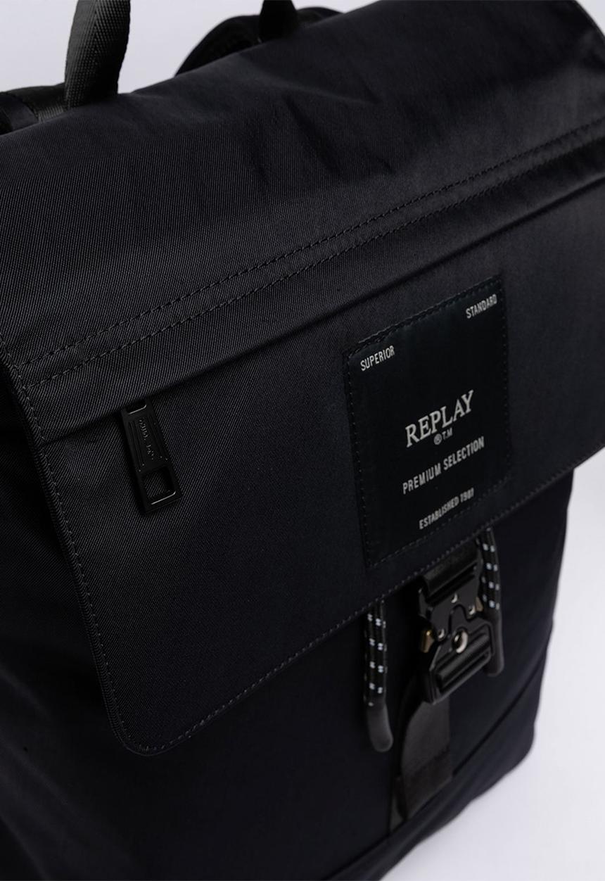 Replay - Nylon Twill Bag - Black