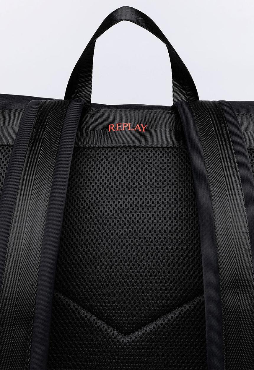 Replay - Nylon Twill Bag - Black
