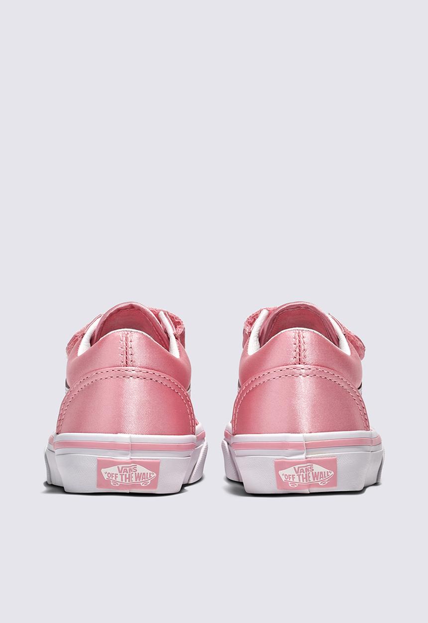Vans - Old Skool V-Bj1 -  Satin Rose Pink/True White