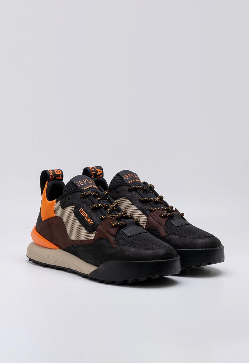 Replay - Field 2.0 rider - black dk brn