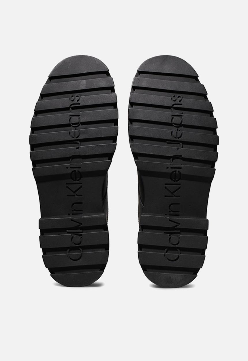 Calvin Klein - Lugged derby shoe lth - black leather