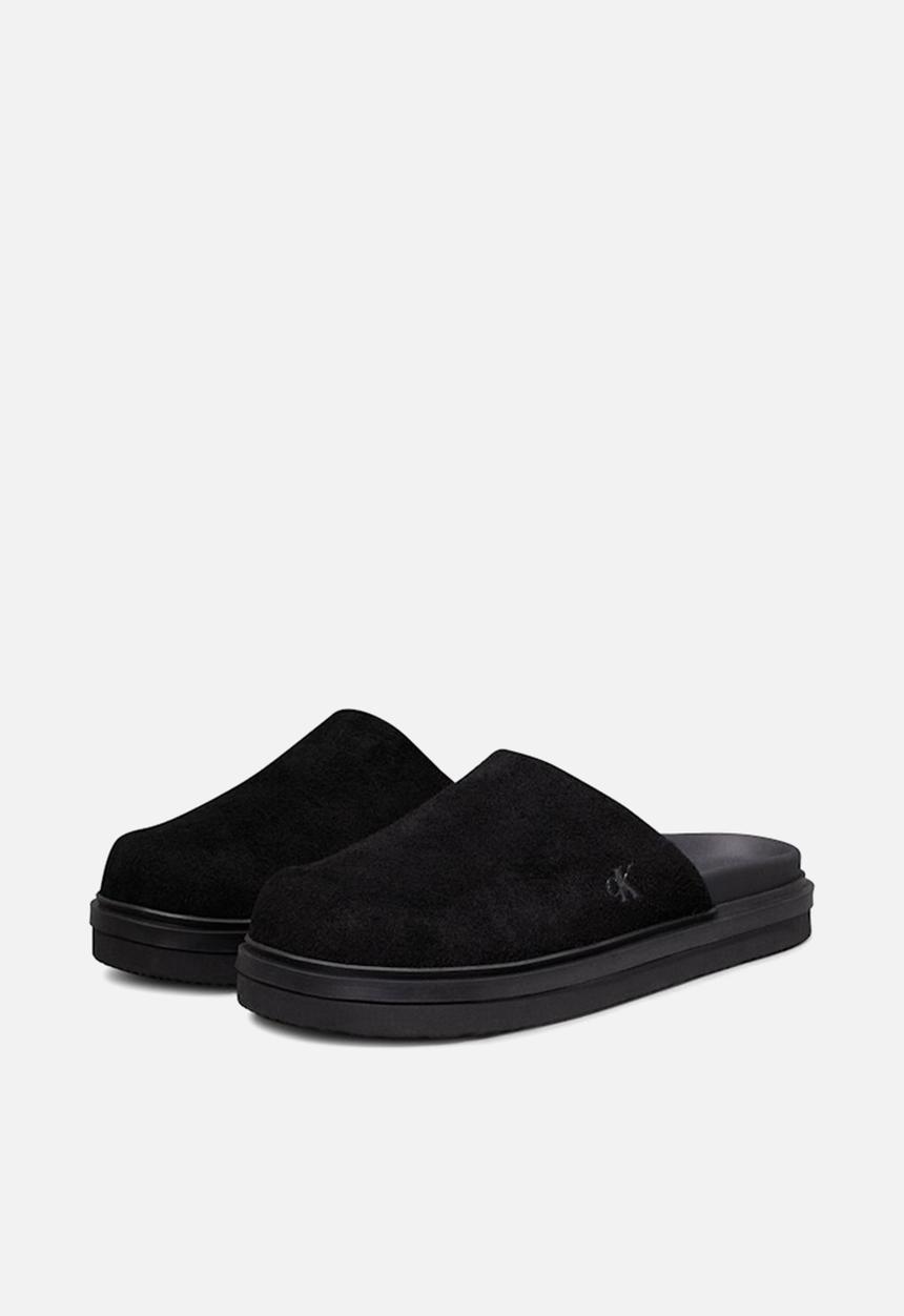 Calvin Klein - Home leather clog - triple black