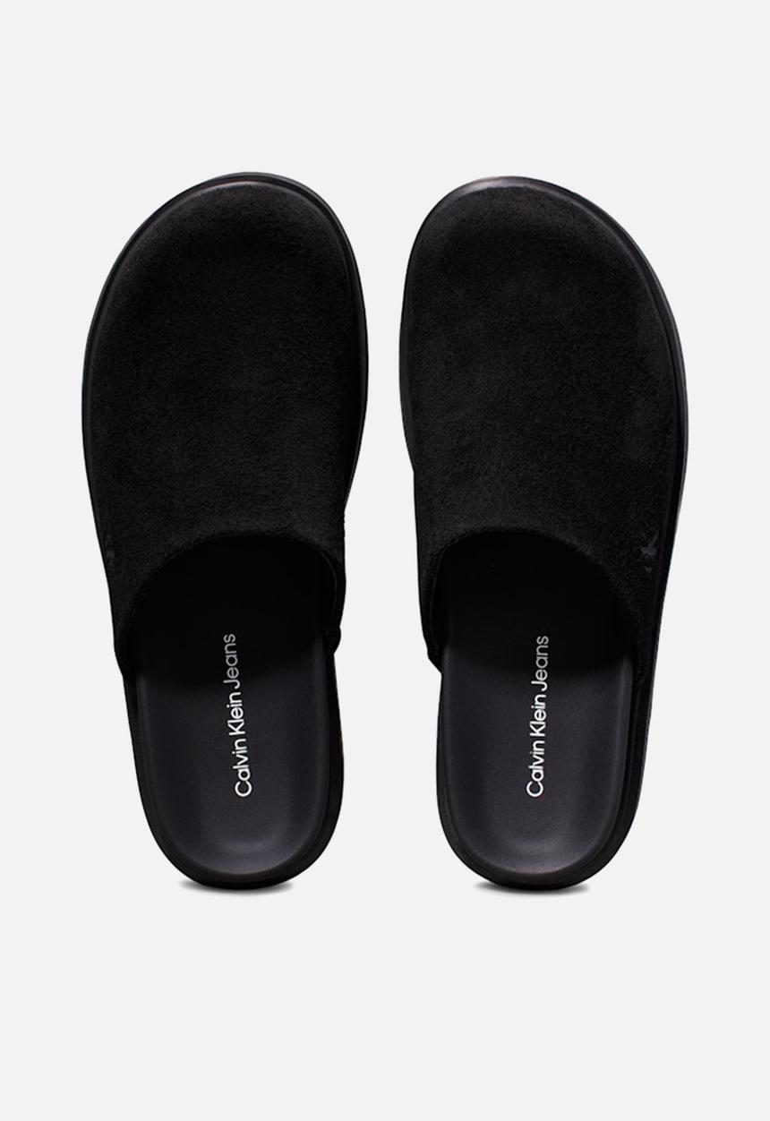 Calvin Klein - Home leather clog - triple black