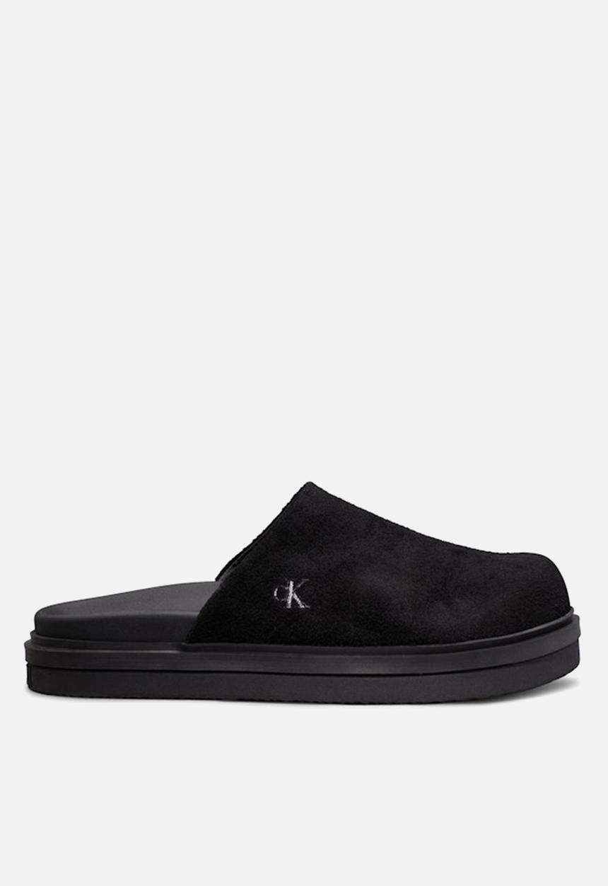 Calvin Klein - Home leather clog - triple black