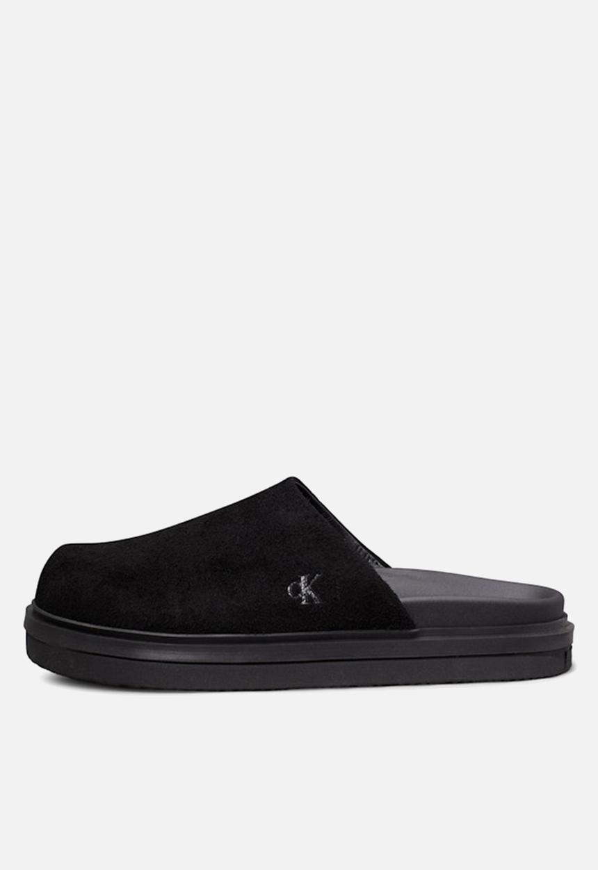 Calvin Klein - Home leather clog - triple black