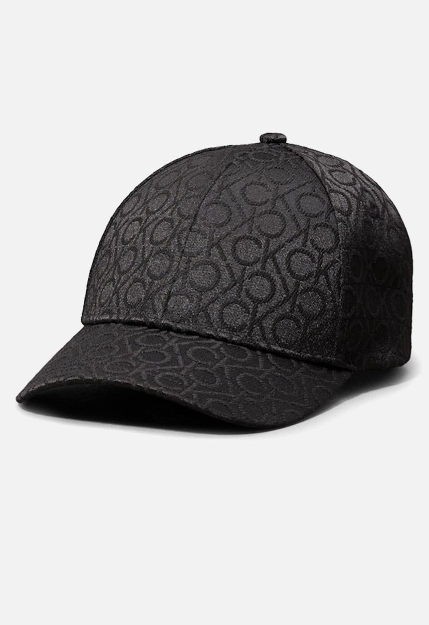 Calvin Klein - Monogram jacquard cap - ck black mono jacquard