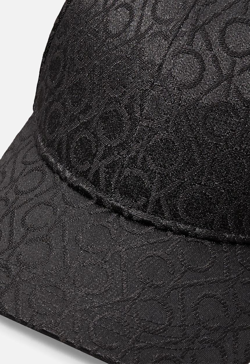 Calvin Klein - Monogram jacquard cap - ck black mono jacquard
