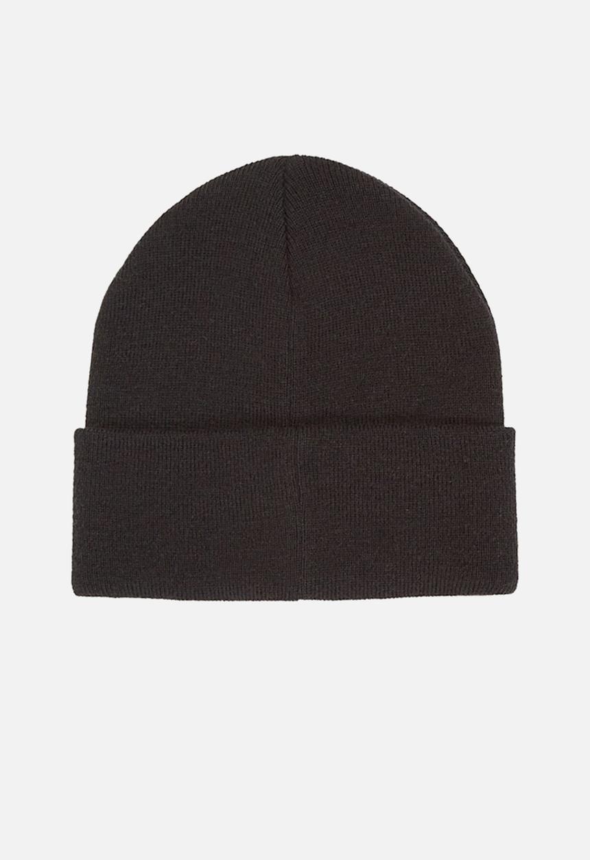 Calvin Klein - Monogram embro beanie - black/dusty rose