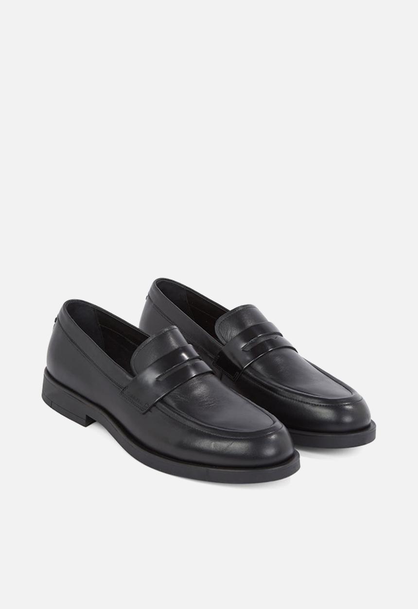 Calvin Klein - MOCCASIN LTH - Black leather
