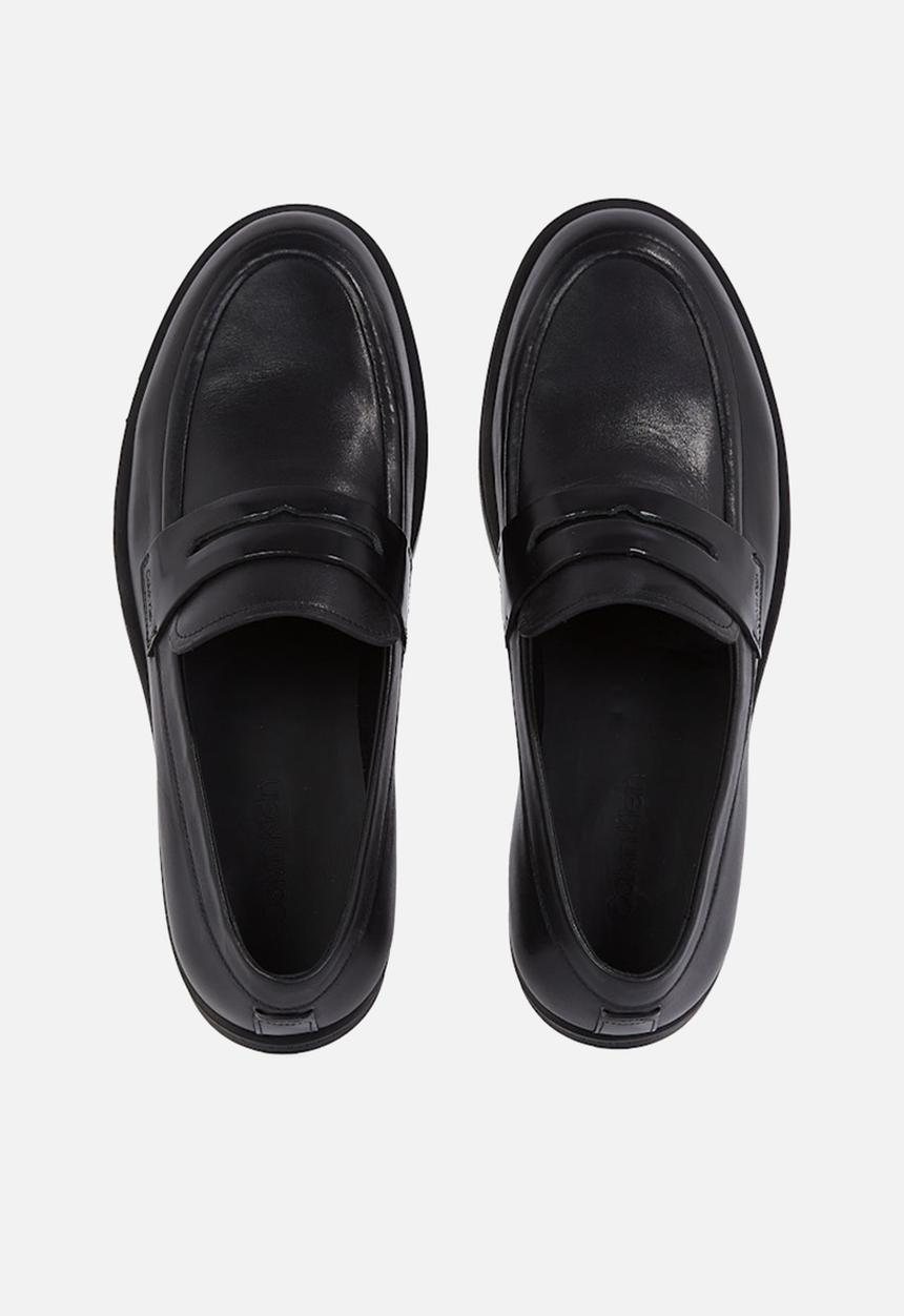 Calvin Klein - MOCCASIN LTH - Black leather
