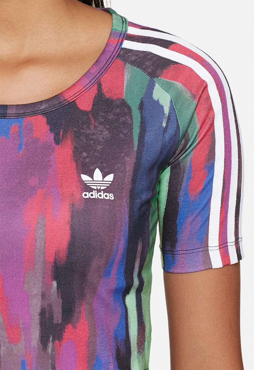 adidas Originals - Camouflage crop tee