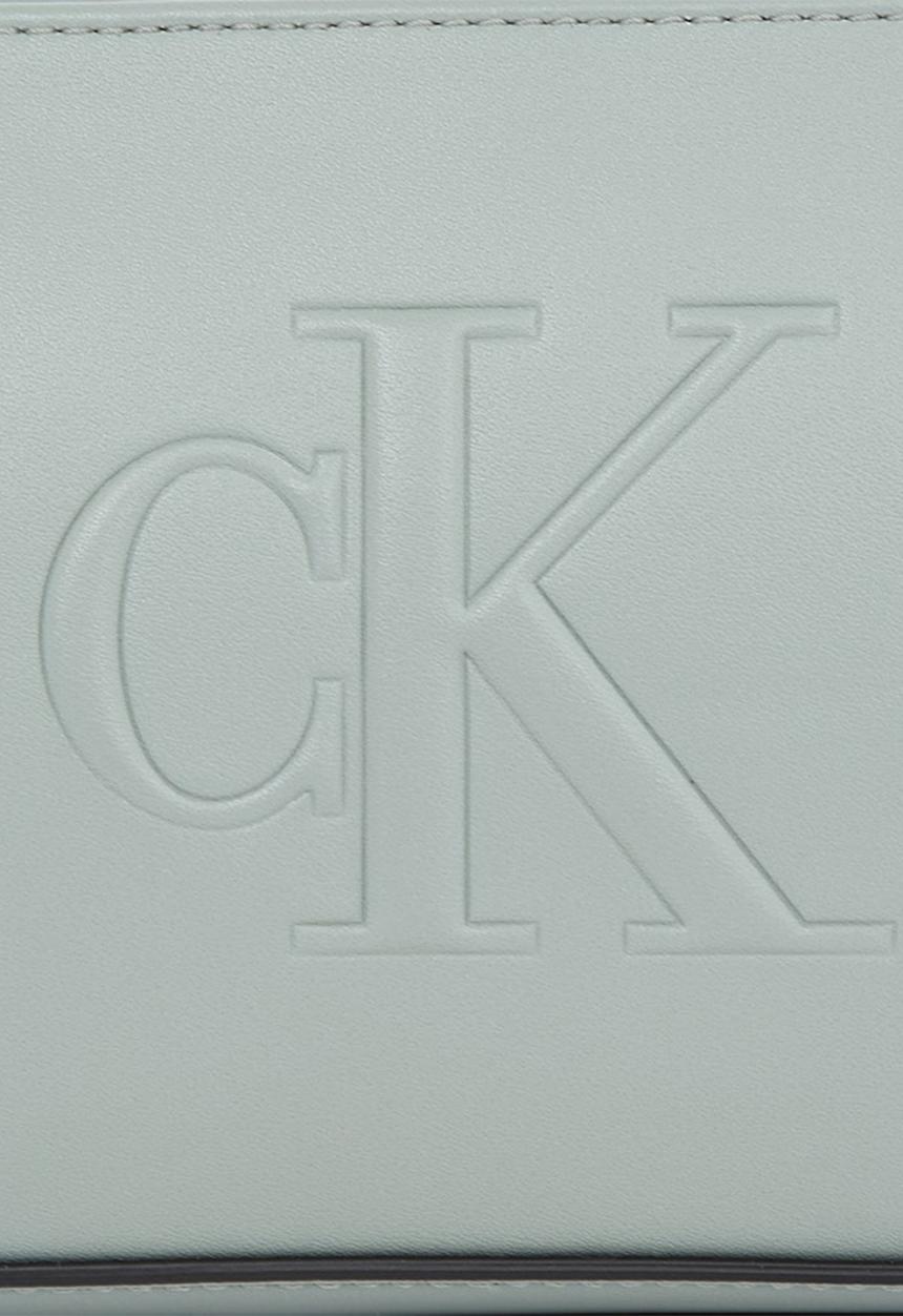 Calvin Klein - Sculpted shoulder pouch25 deboss - slate gray