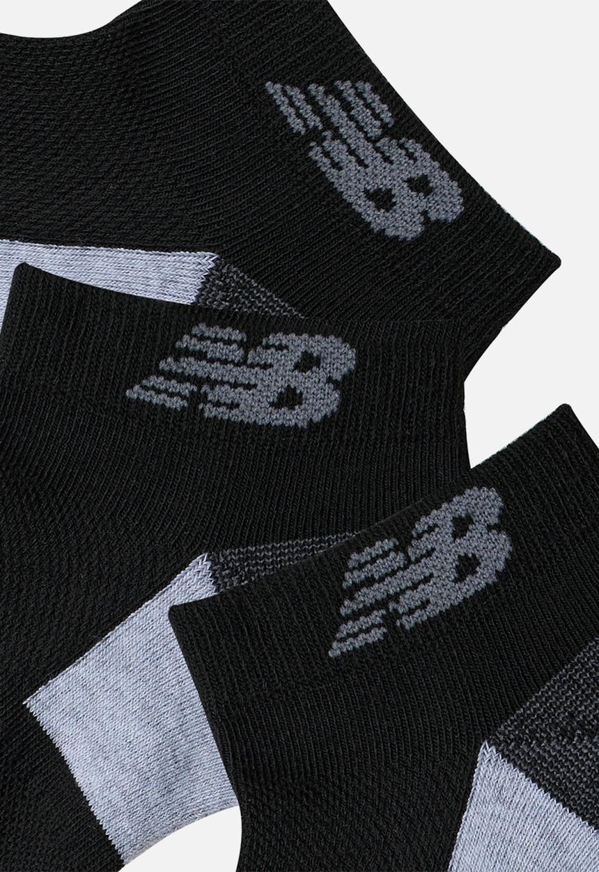 New Balance  - Performance Essentials Low Cut 3Pk - Black