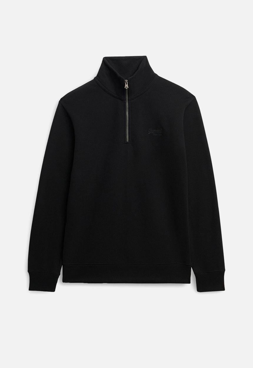Superdry. - Essential Logo Henley - Black