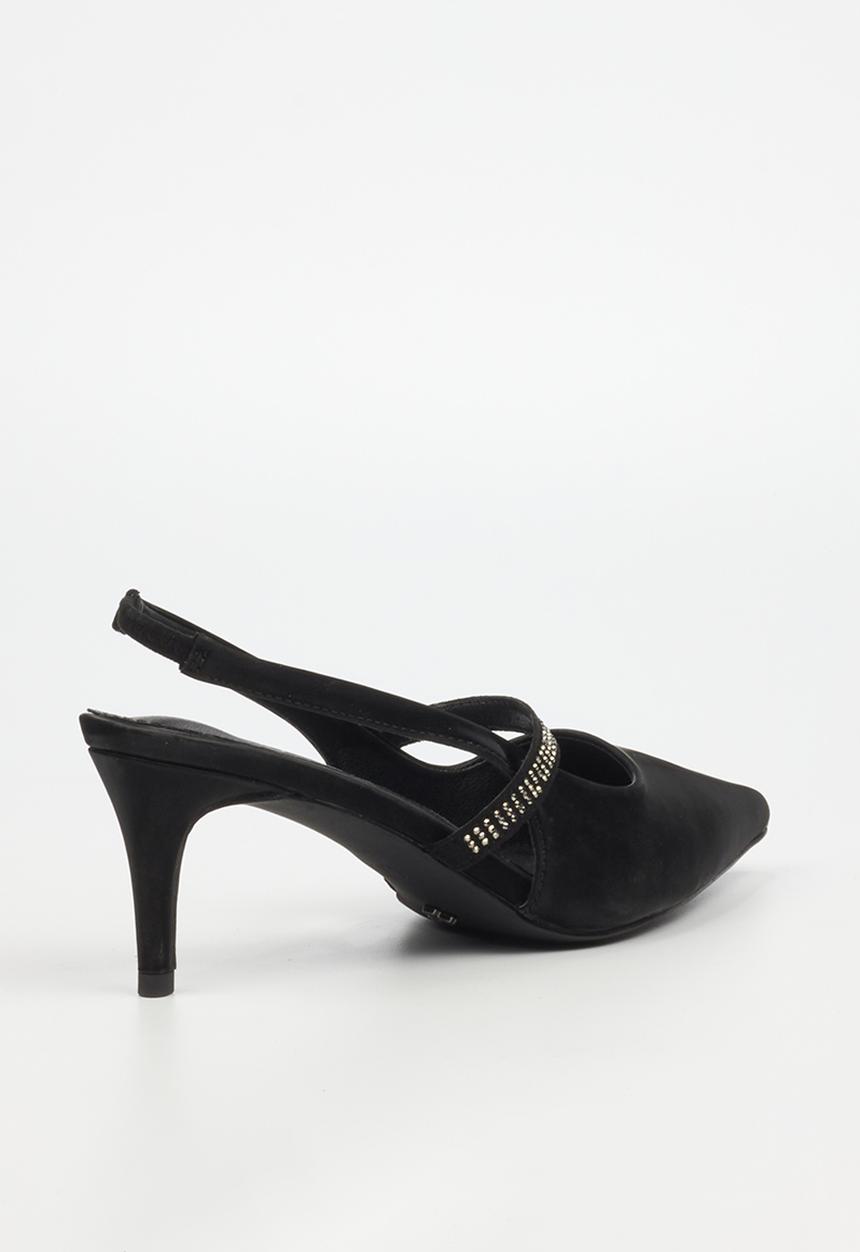 Butterfly Feet - Meagan 1 Sling Back - Black