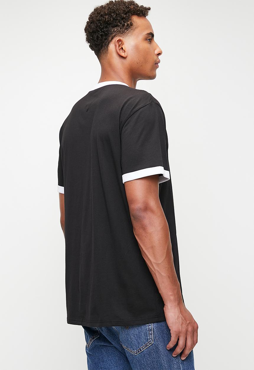 Tommy Hilfiger - Tjm slim flag ringer tee - black
