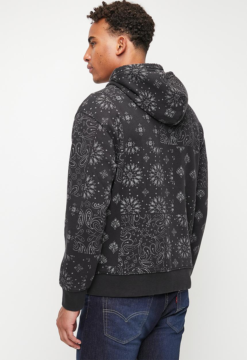 Levi’s® - Levi's sweats hoodie jensen bandana - jet black