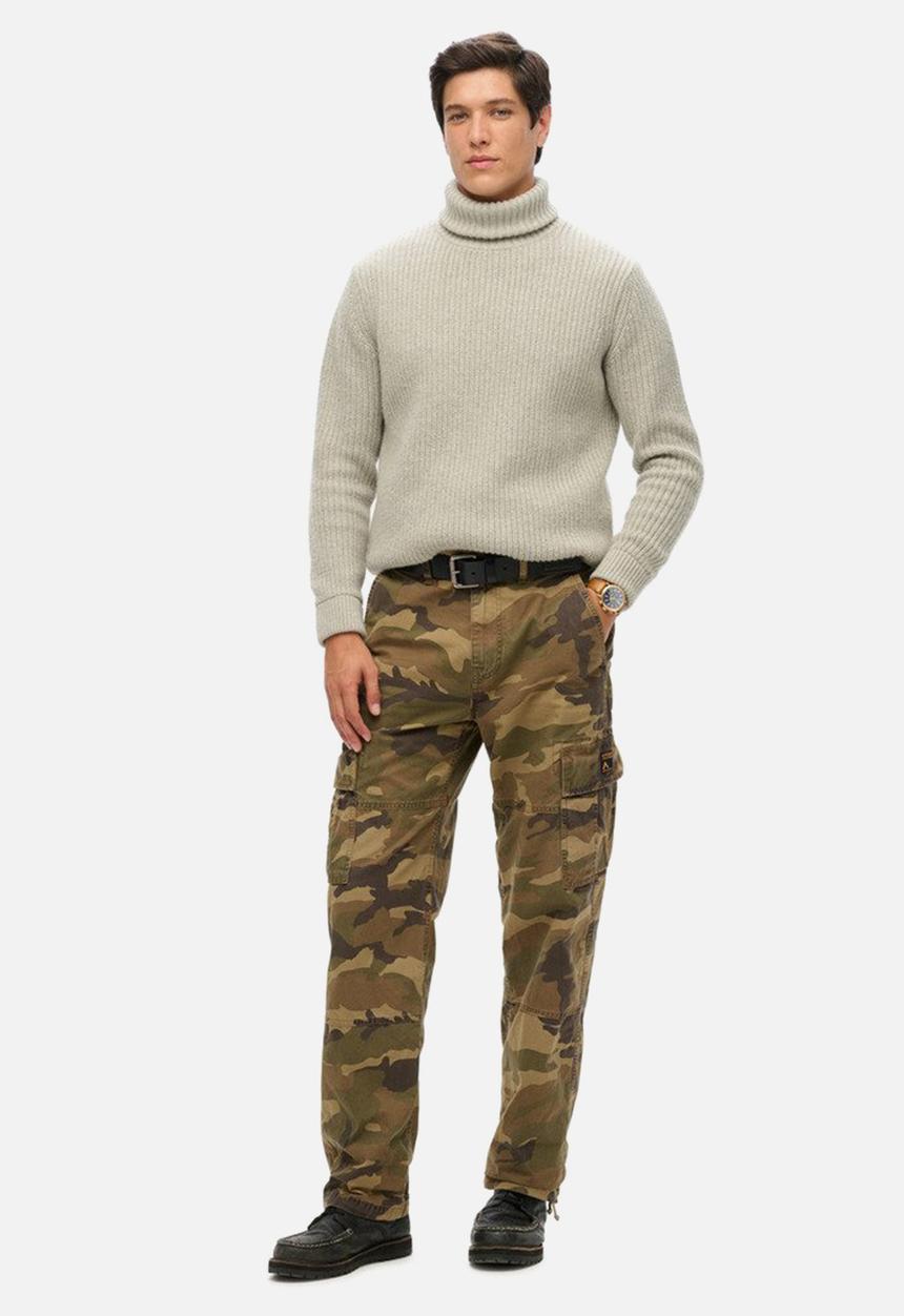 Superdry. - Baggy Cargo Pants - US Woodland Camo