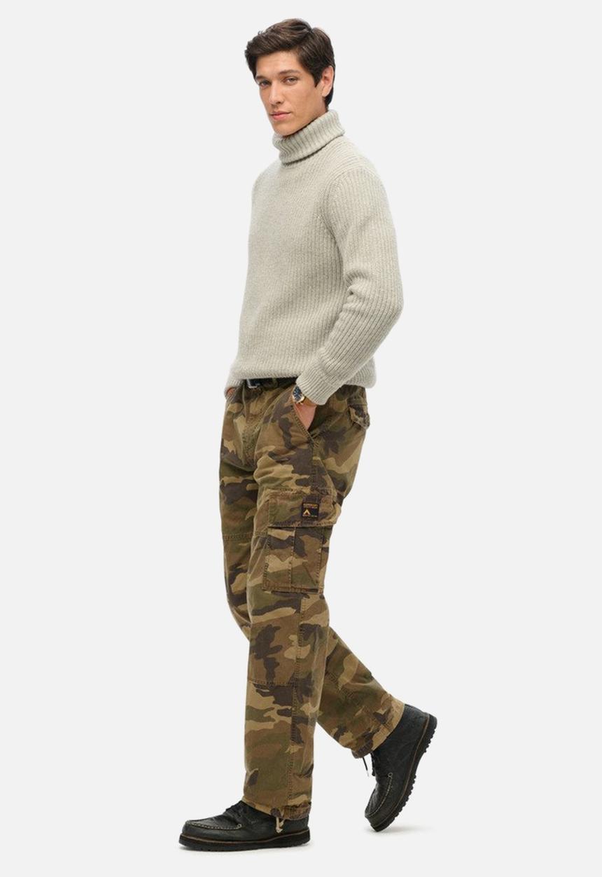 Superdry. - Baggy Cargo Pants - US Woodland Camo
