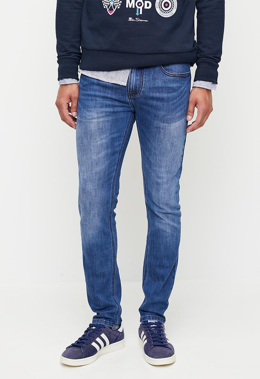 Ben Sherman - Slim Fit Essential Denim - Mid Blue
