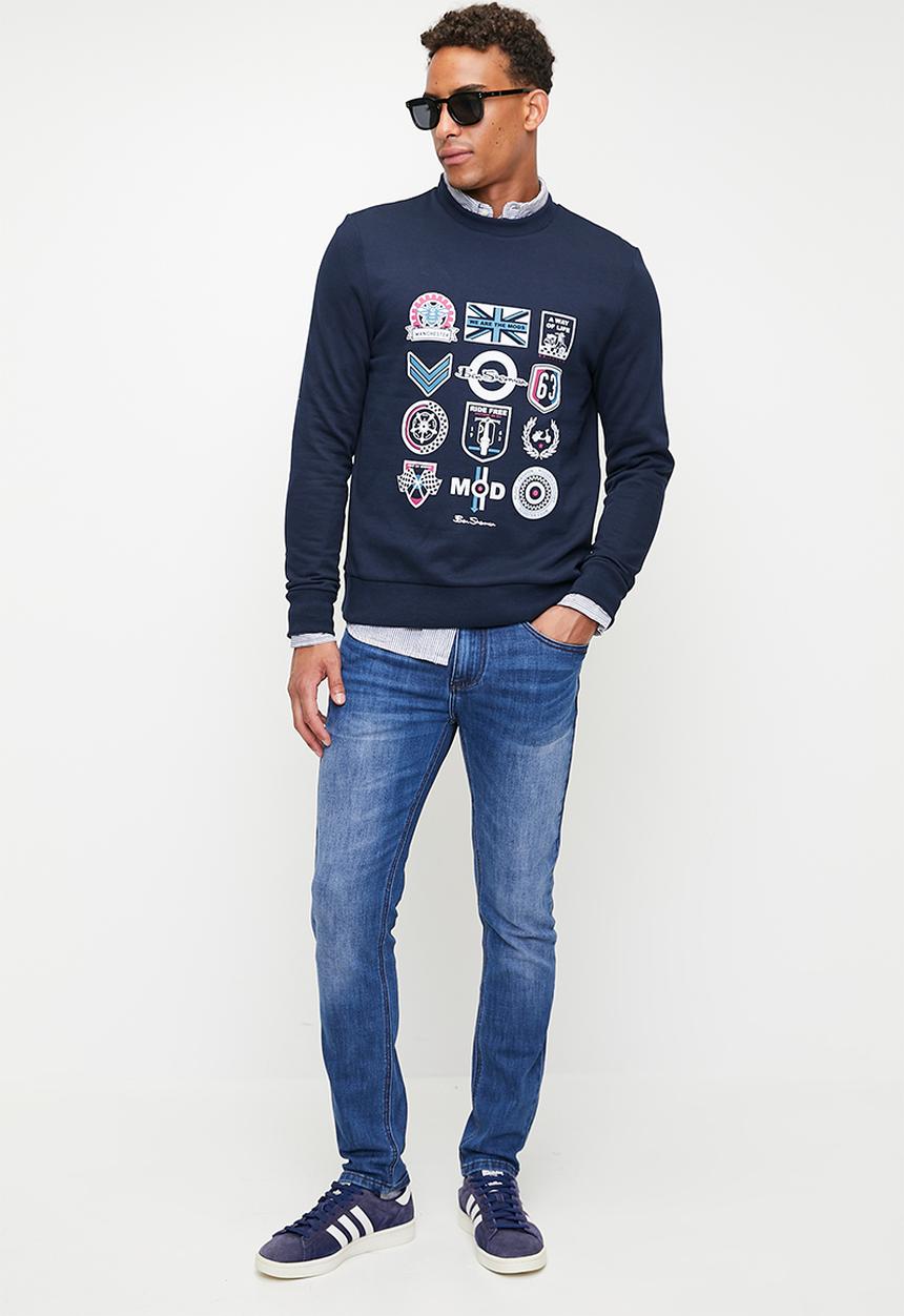 Ben Sherman - Slim Fit Essential Denim - Mid Blue