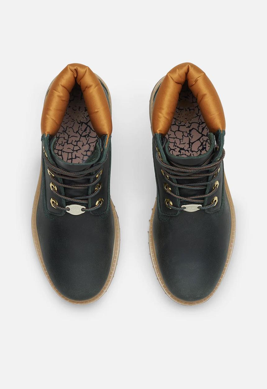 Timberland - Premium 6 In Lace Waterproof Boot - Dark Green Full Grain