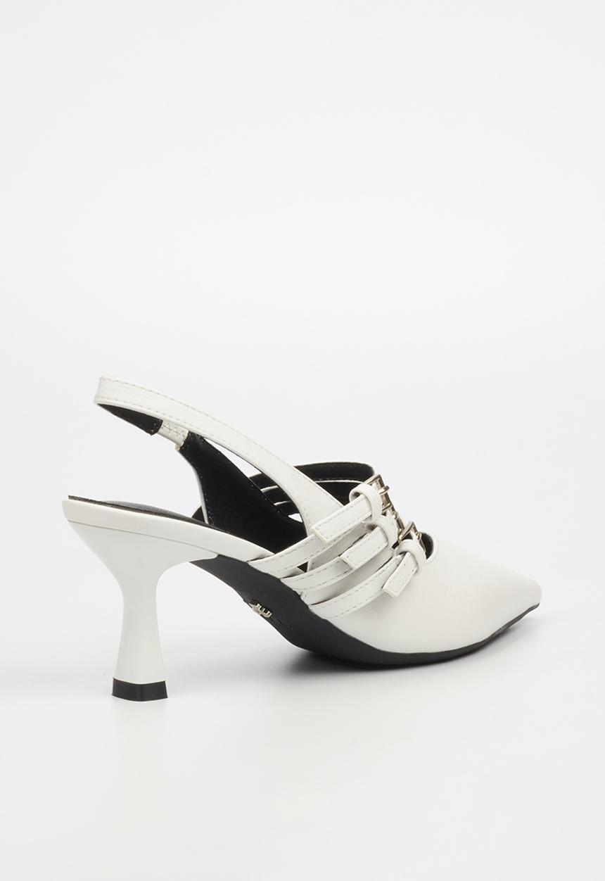 Butterfly Feet - Paige 1 Sling Back - White