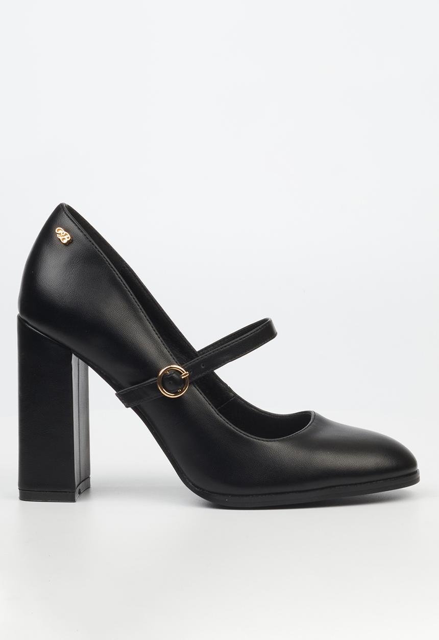 Shania 4 heel - black