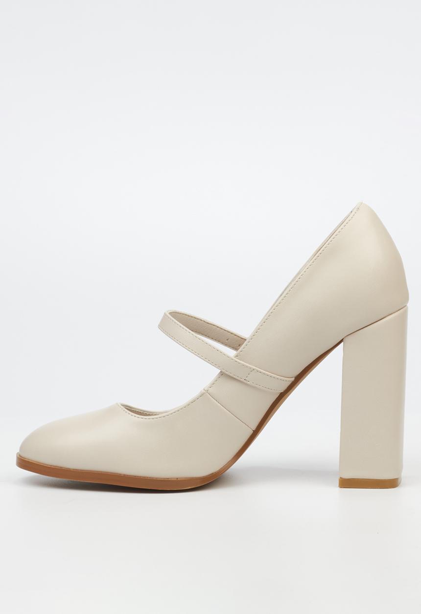 Miss Black - Shania 4 heel - bone