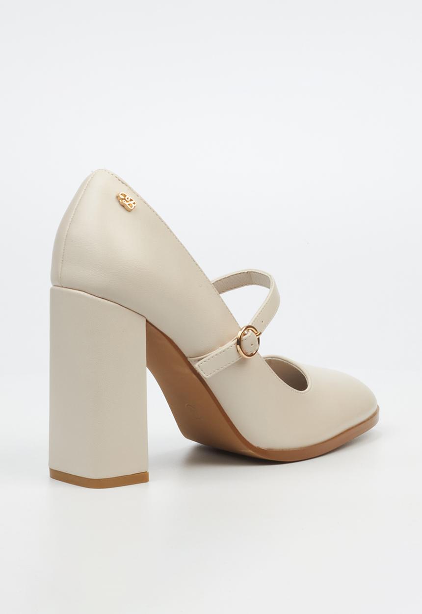 Miss Black - Shania 4 heel - bone
