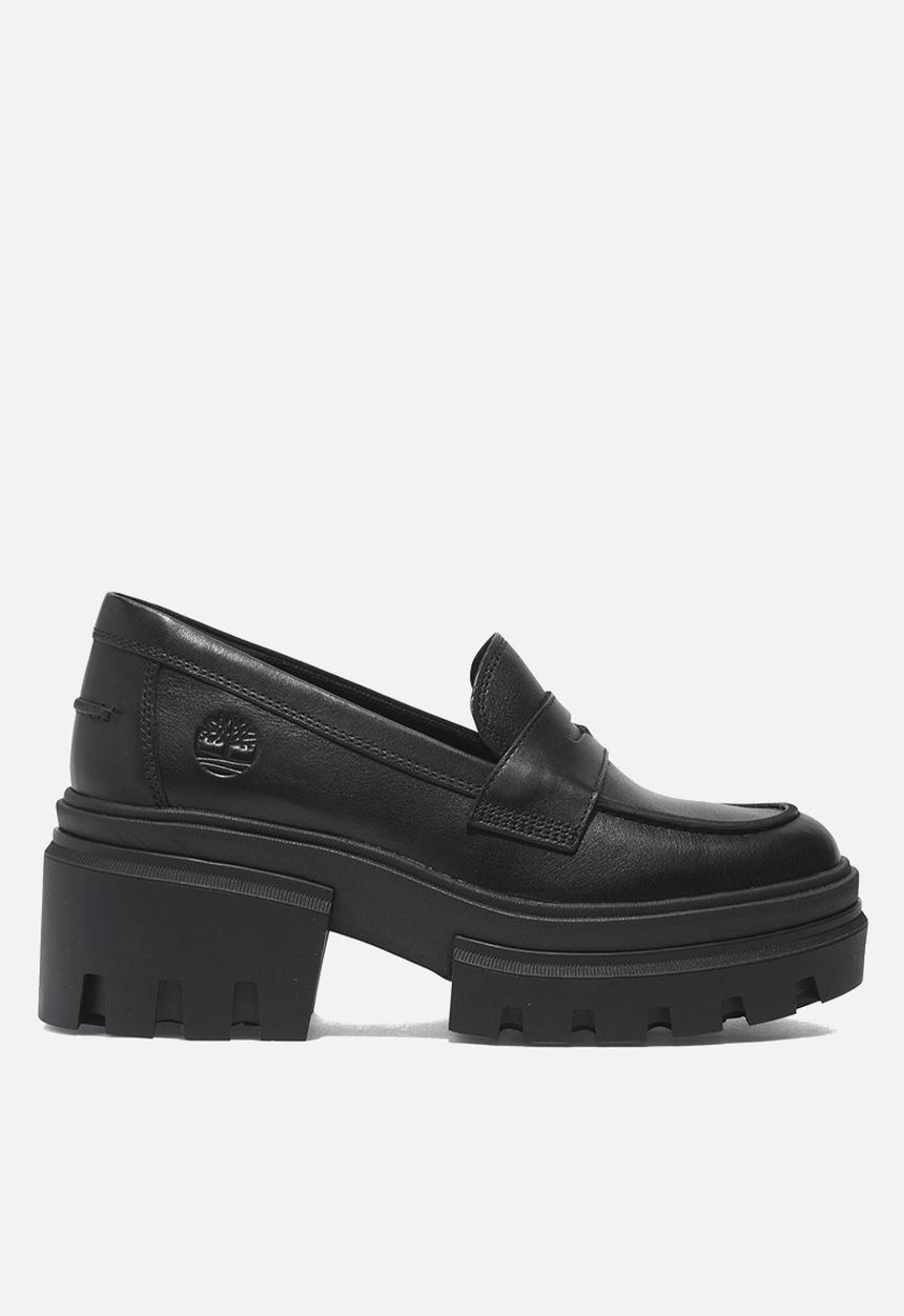 Timberland - Everleigh Loafer Shoe - Black Full Grain