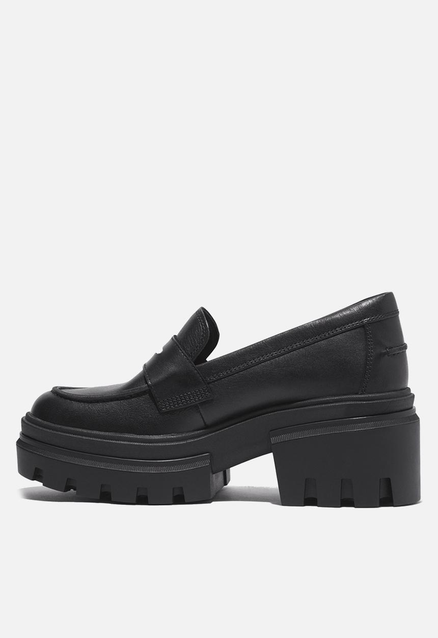 Timberland - Everleigh Loafer Shoe - Black Full Grain