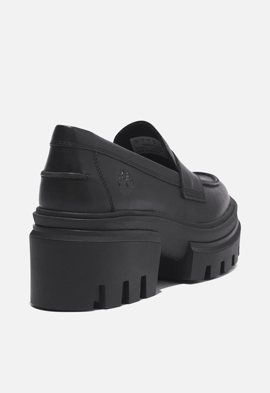Timberland - Everleigh Loafer Shoe - Black Full Grain