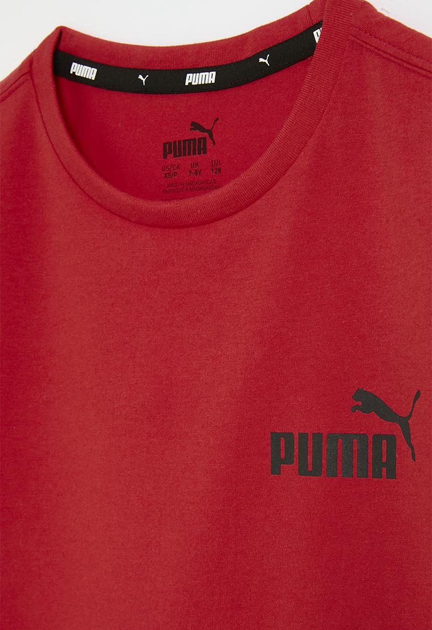 PUMA - Ess small logo tee b - high risk red