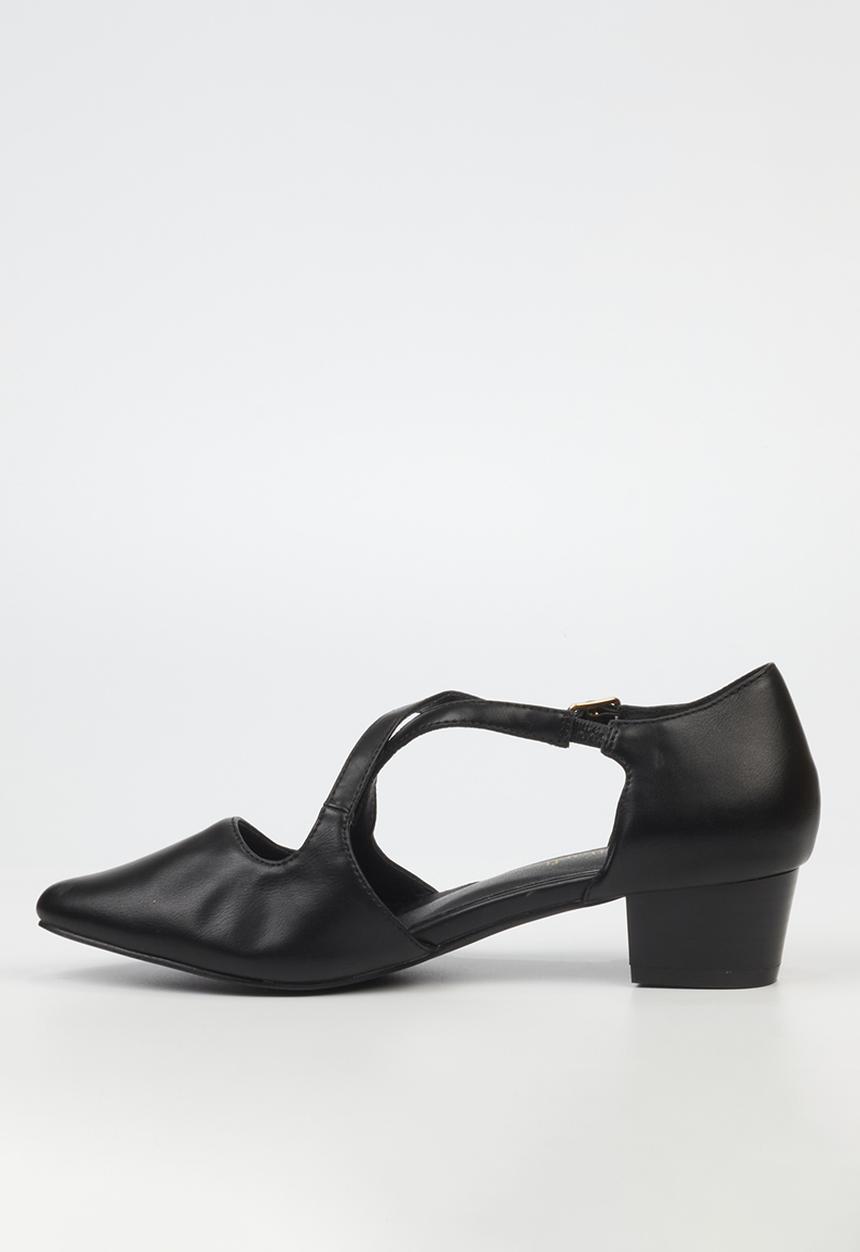 Butterfly Feet - Sling 11 Ankle Strap D'Orsay - Black