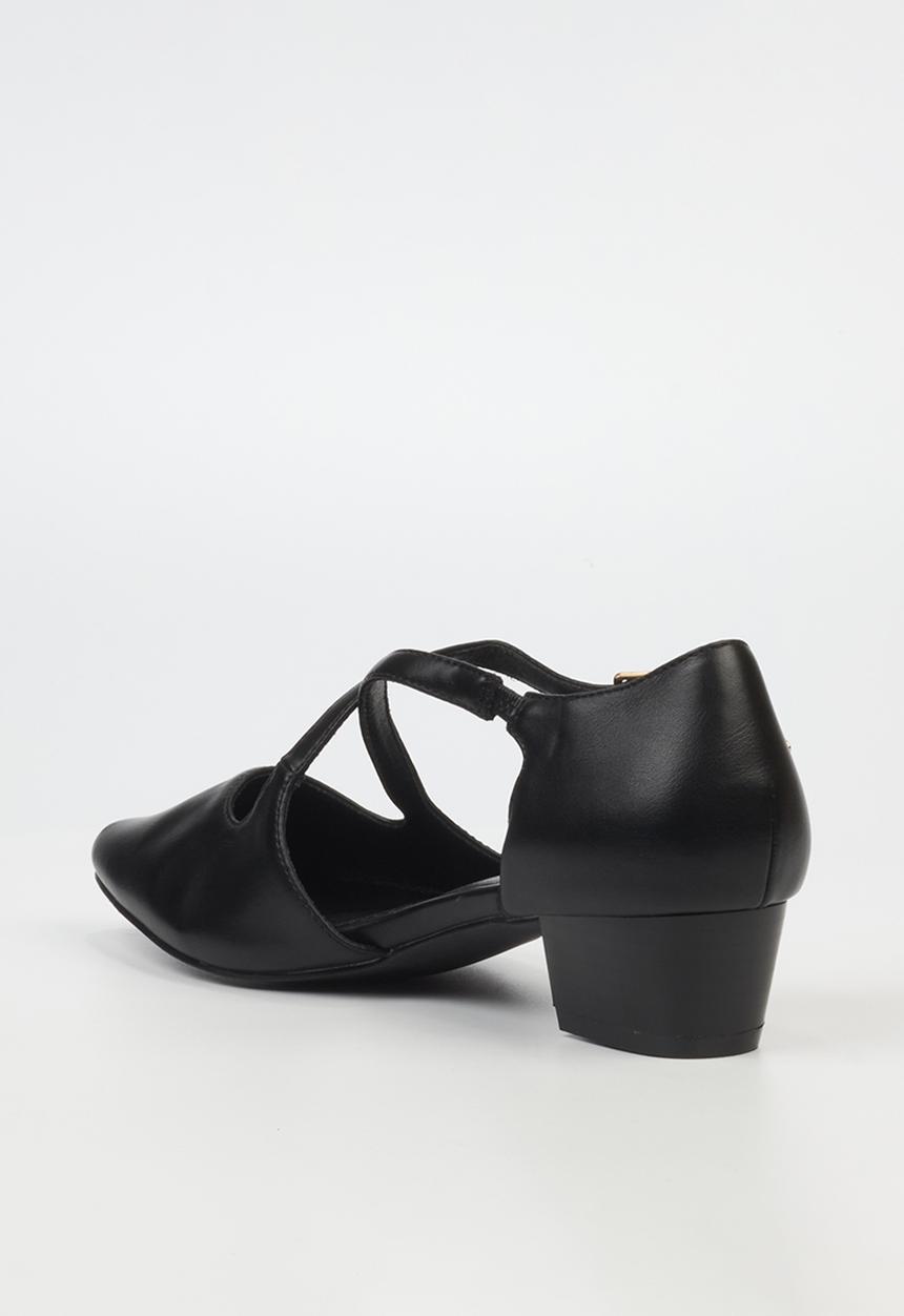 Butterfly Feet - Sling 11 Ankle Strap D'Orsay - Black